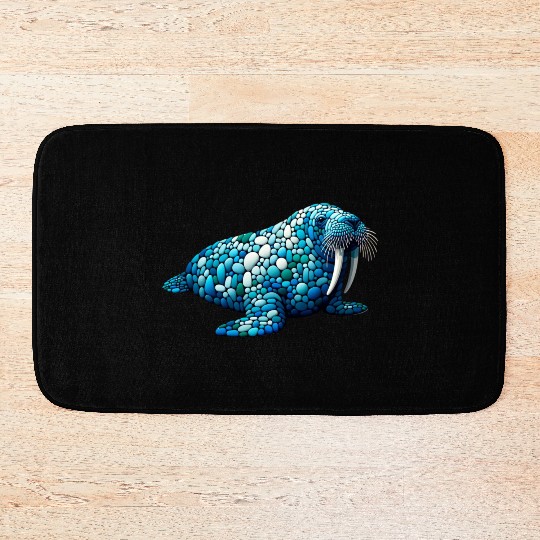 Serene Seas Walrus Bath Mats
