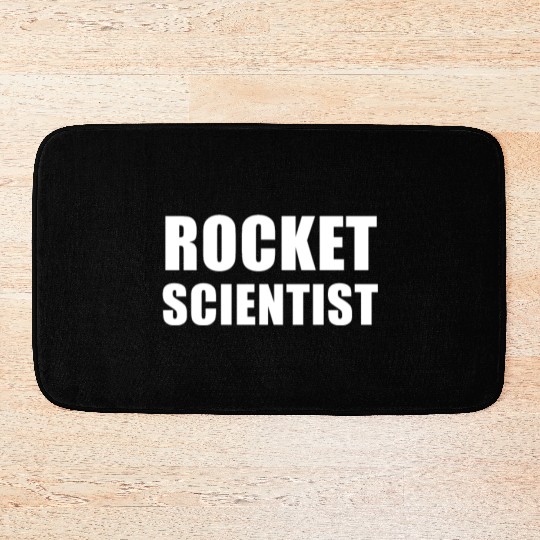 Rocket Scientist Bath Mats