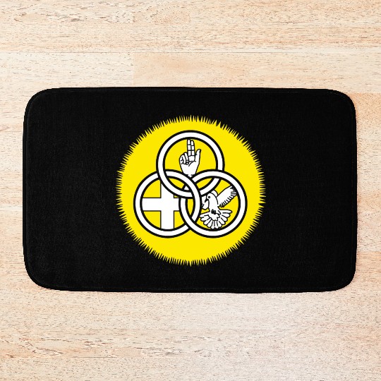 God Trinity Sunday Father Son Holy Spirit Bath Mats