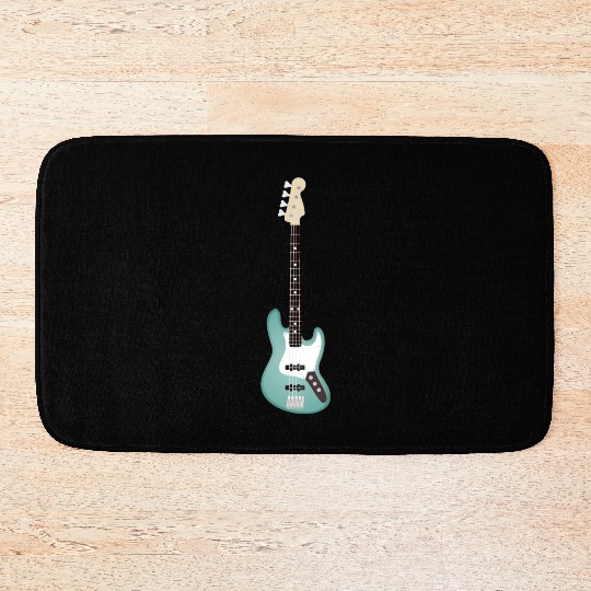 Seafoam Green Bass Bath Mats