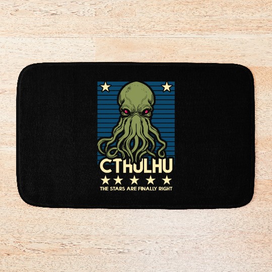 Cthulhu 1Cthulhu! The Stars are finally right! Bath Mats