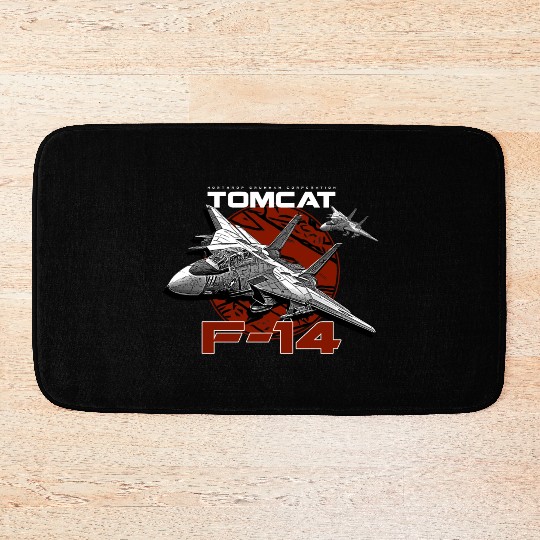 F-14 Tomcat Fighterjet Bath Mats