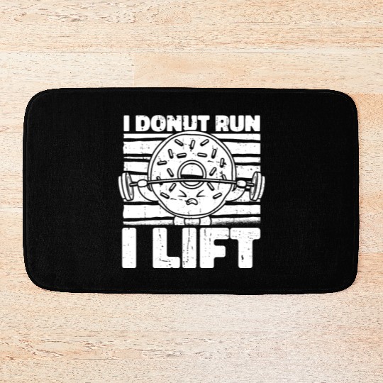 Fitness Donut Funny Donut Gym Bath Mats