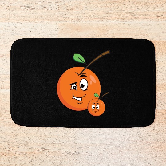 Orange baby Fruit Lover Bath Mats