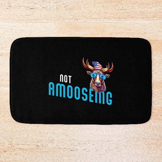 Not Amooseing Cool Moose Bath Mats