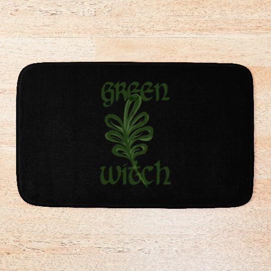 green witch Bath Mats