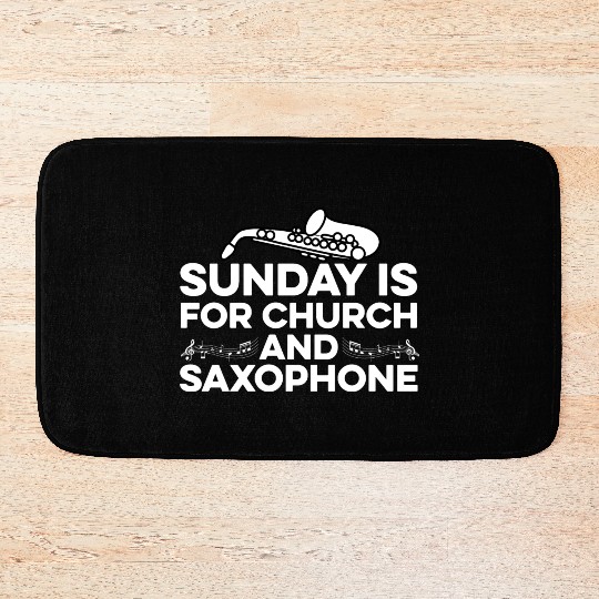 Church and Saxophone Choir Member Gift Bath Mats