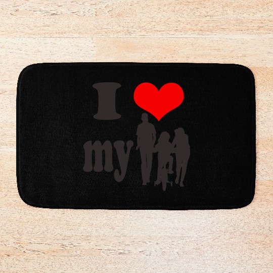 Family love Bath Mats