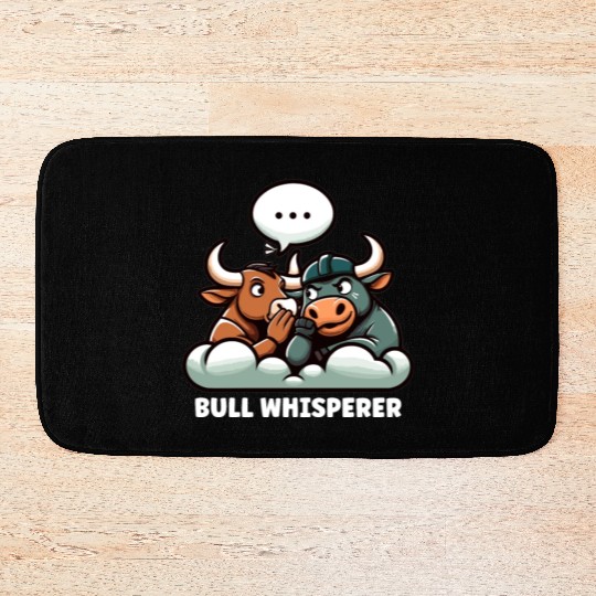 Rodeo Bull Riding Livestock Show Farmer Cattle Bath Mats