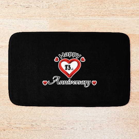 anniversary 73rd Bath Mats