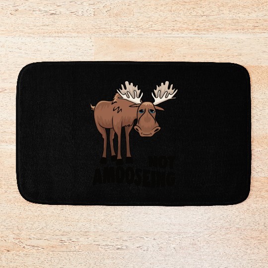 Not Amooseing Cool Moose Bath Mats