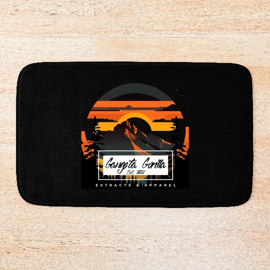 Gangsta Gorilla-Nature Bath Mats