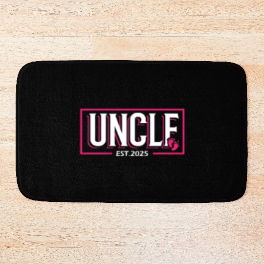 Uncle Est 2025 Baby Birth Babysitting Babysitter Bath Mats
