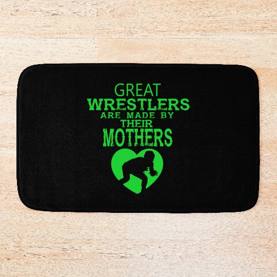 Great Wrestling Mom Passion Is Gift Bath Mats