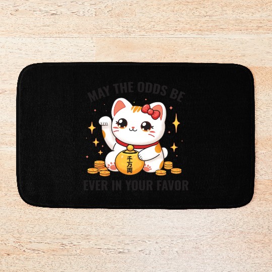 maneki neko Bath Mats