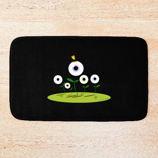 CIRCUS IN SPRING: EYES ON SPRING FLOWERS Bath Mats