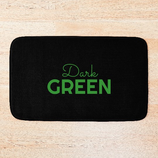dark green color Bath Mats