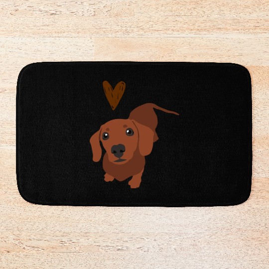 Dachshund Bath Mats, Funny Gift for Dachshund Lover