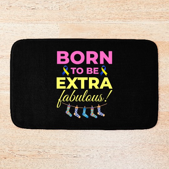 Down Syndrome Awareness Extra Fabulous Bath Mats