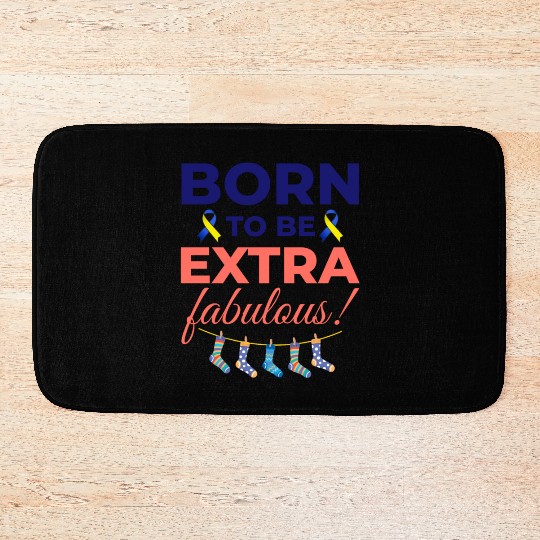 Down Syndrome Awareness Extra Fabulous Bath Mats