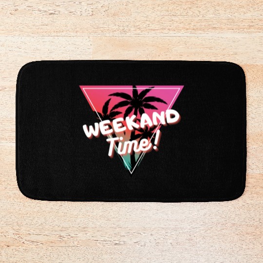Weekend Time Bath Mats