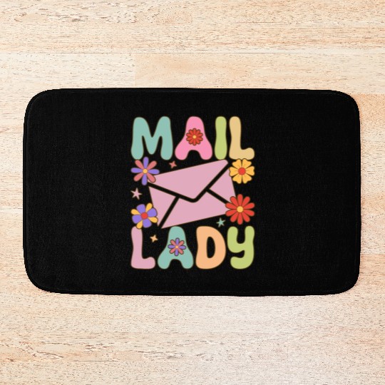 Postal Service Female Postal Worker Bath Mats
