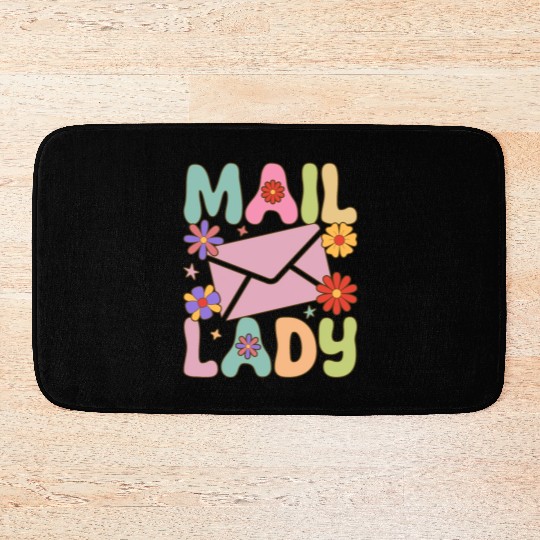 Postal Service Female Postal Worker Bath Mats