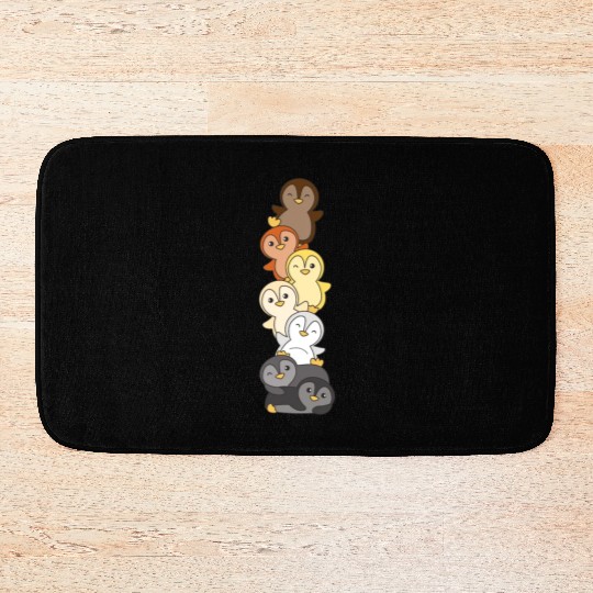 Bear Brotherhood Flag Pride Lgbtq Cute Penguin Bath Mats