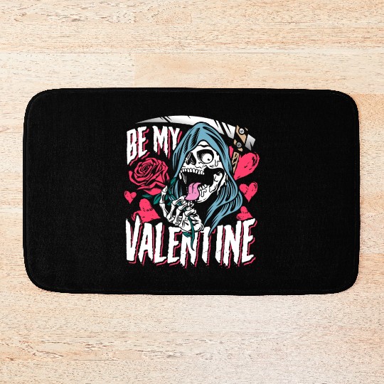 Be my valentine | love feast day Bath Mats