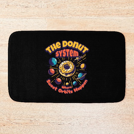 Donut Solar System Bath Mats
