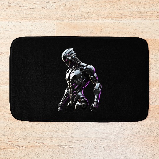 Artificial Intelligence Robot Alex Bath Mats