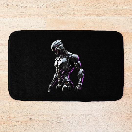 Artificial Intelligence Robot Alex Bath Mats