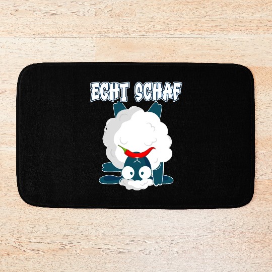 Sheep North German Lamb Shepherd Bath Mats