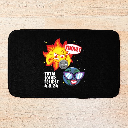 Total Solar Eclipse Move! 4.08.24 Funny Eclipse Bath Mats