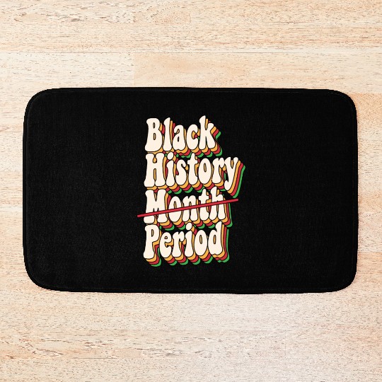 Black History Month Period African American Pride Bath Mats