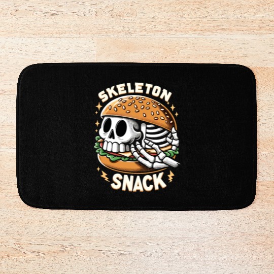 Horror Burger Scary Fastfood Halloween Bath Mats