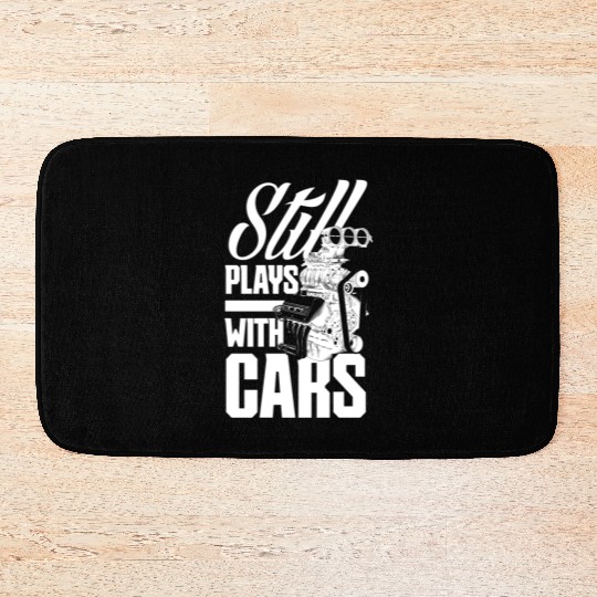 Funny Drag Race Drag Racing Gift Bath Mats