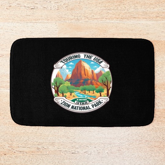 Touring The USA : Zion National Park Bath Mats