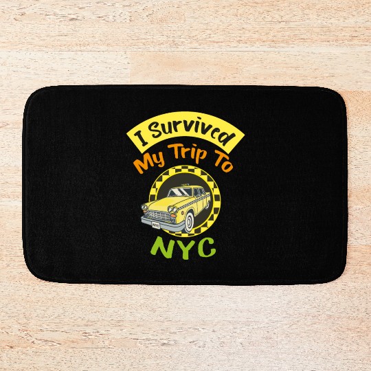 I Survived My Trip To NYC Bath Mats