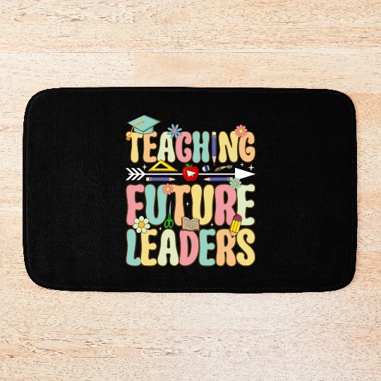 Groovy Teacher Job School Teacher Bath Mats