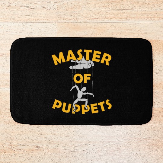 Master of Puppets Shadow Play Ventriloquist Bath Mats