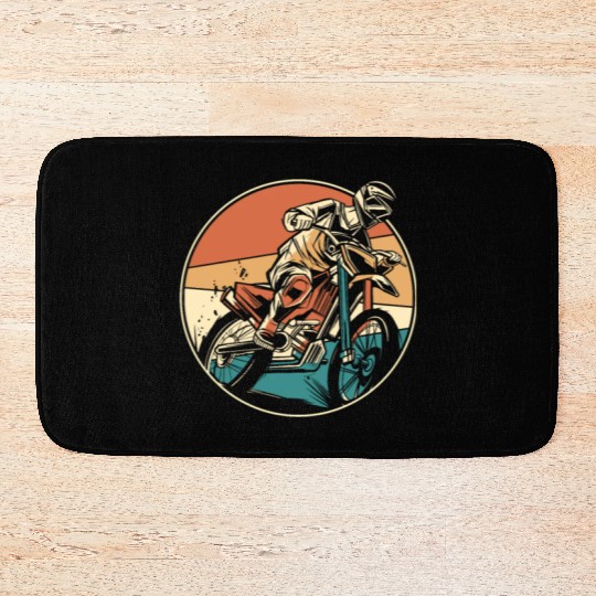 Dirt Bike Mx Motocross Supermoto Bath Mats