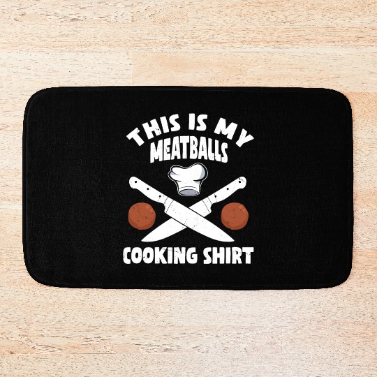 Swedish Meatballs Cooking Bath Mats