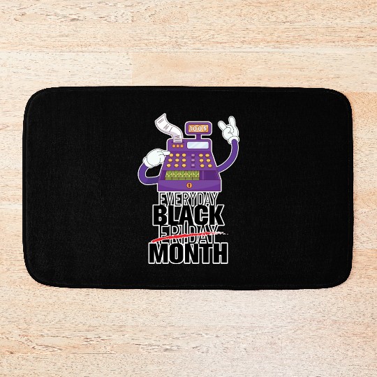 Everyday Black Friday Month Bath Mats
