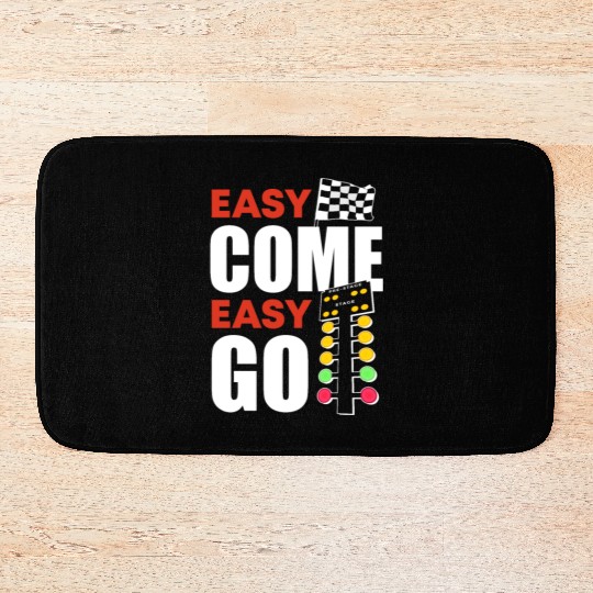 Drag Strip Racetrack Funny Drag Racing Bath Mats