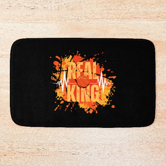 real king basketball Bath Mats