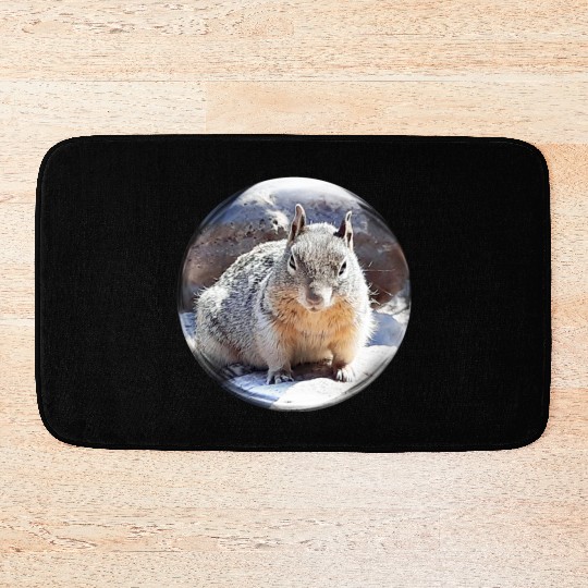 Life In a Bubble Collection- Grand Canyon Squirrel Bath Mats