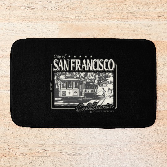 SAN FRANCISCO CALIFORNIA POWELL STREET Bath Mats
