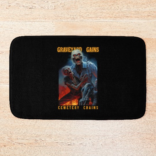 Graveyard Gains Cemetery Chains Bath Mats