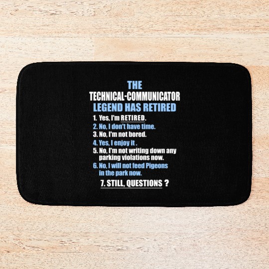 Retirement gift idea Retired Bath Mats